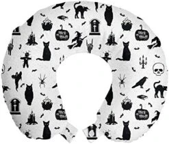 Lunarable Yellow Ombre Travel Pillow Neck Rest, Leopard Skin Spots Fur Inspired Color Transitioning Ornamental Illustration, Memory Foam Traveling Accessory For Airplane And Car, 12", Beige Caramel 17 Lunarable Yellow Ombre Travel Pillow Neck Rest, Leopard Skin Spots Fur Inspired Color Transitioning Ornamental Illustration, Memory Foam Traveling Accessory For Airplane And Car, 12", Beige Caramel -Amazon Shop 51rEnXlALL. AC