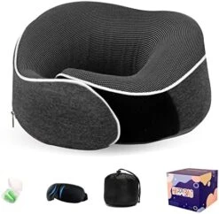 HAPPYBAG Travel Pillow For Neck,Memory Foam Head Chin Support Pillow,Portable Removable And Machine Washable,for Airplane Car Home Use Sleeping Rest Headrest (IE-shenhui) 21 HAPPYBAG Travel Pillow For Neck,Memory Foam Head Chin Support Pillow,Portable Removable And Machine Washable,for Airplane Car Home Use Sleeping Rest Headrest (IE-shenhui) -Amazon Shop 51rWBZ8Ww4L. AC