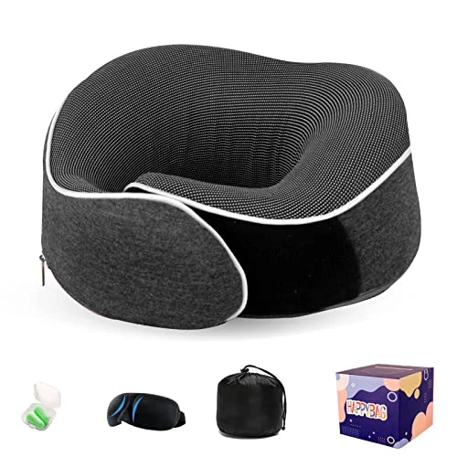 HAPPYBAG Travel Pillow For Neck,Memory Foam Head Chin Support Pillow,Portable Removable And Machine Washable,for Airplane Car Home Use Sleeping Rest Headrest (IE-shenhui) 1 HAPPYBAG Travel Pillow For Neck,Memory Foam Head Chin Support Pillow,Portable Removable And Machine Washable,for Airplane Car Home Use Sleeping Rest Headrest (IE-shenhui)