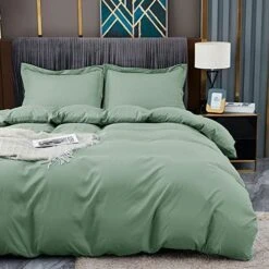 Duvet Covers King Size - Ultra Soft And Breathable Bedding King Comforter Sets Washed Microfiber 3 Pieces With Zipper Closure Duvet Cover And 2 Pillow Shams (White) -Amazon Shop 51sCDzLooPL. AC