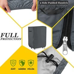 Folding Bed Storage Cover Grey - 39 "L X 15 "W X 44.8 "H Thick Fabric, Water And Dust Resistant Protective Rollaway Bed Cover -Amazon Shop 51sK5YBjCrL