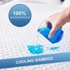 Waterproof Mattress Protector: Noiseless Mattress Pad Cover - 3D Bamboo Air Fabric Ultra Soft Breathable Mattress Topper 8"-21" Quilted Fitted Topper Cover Deep Pocket Dust-Proof Cooling