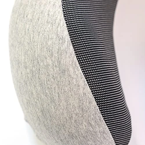 LYUTON, 2PCS Memory Foam Travel Pillow, Comfortable Neck Pillow, U Shape Pillow With Eye Mask & Earplugs (2, Grey) 5 LYUTON, 2PCS Memory Foam Travel Pillow, Comfortable Neck Pillow, U Shape Pillow With Eye Mask & Earplugs (2, Grey) - Image 5