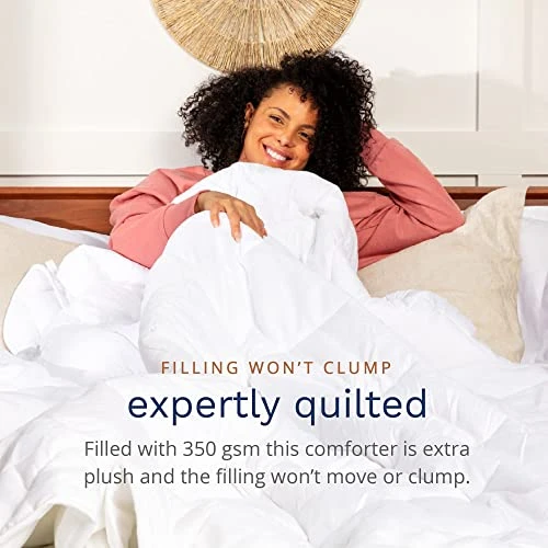 All Seasons Twin/Twin XL Down Alternative Reversible Comforter - Breathable Extra Long Premium Soft Microfiber - Gray Duvet Cover Insert 4 All Seasons Twin/Twin XL Down Alternative Reversible Comforter - Breathable Extra Long Premium Soft Microfiber - Gray Duvet Cover Insert - Image 4