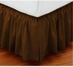 Luxurious Comfort Collection 800TC Pure Cotton Dust Ruffle Bed Skirt 12" Drop Length 100% Egyptian Cotton Grey Queen Size -Amazon Shop 51u19QORxgL. AC 3