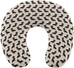 SWEET TANG Travel Pillow,Airplane Neck Pillow For Traveling U-Shaped Travel Pillow Memory Foam Comfortable Neck Pillow, Colorful Skulls Travel Pillow For Outdoors Car Office Home -Amazon Shop 51u38HTrCIL. AC