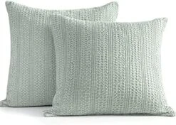 Cocoploceus 26x26 Pillow Covers Boho Euro Shams Set Of 2 Decorative Throw Pillow Covers Cotton Large Square Pillowcase For Couch Bed, Sage Green 22 Cocoploceus 26x26 Pillow Covers Boho Euro Shams Set Of 2 Decorative Throw Pillow Covers Cotton Large Square Pillowcase For Couch Bed, Sage Green -Amazon Shop 51uy0829K4L. AC