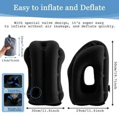 YEEPEC Inflatable Travel Pillows For Airplanes, Neck Support Travel Pillow For Sleeping Airplanes/Trains/Cars/Office Napping With Free Eye Mask, Earplugs 9 YEEPEC Inflatable Travel Pillows For Airplanes, Neck Support Travel Pillow For Sleeping Airplanes/Trains/Cars/Office Napping With Free Eye Mask, Earplugs -Amazon Shop 51v6Ym1G6vL