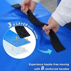 Marine Moon King Mattress Bag For Moving And Storage, Waterproof Mattress Storage Bag With 8 Heavy Duty Handles, Reusable Mattress Moving Bag With Zipper, Tarp Mattress Cover For Moving, Moving Bags 12 Marine Moon King Mattress Bag For Moving And Storage, Waterproof Mattress Storage Bag With 8 Heavy Duty Handles, Reusable Mattress Moving Bag With Zipper, Tarp Mattress Cover For Moving, Moving Bags -Amazon Shop 51vTI0PWbeL