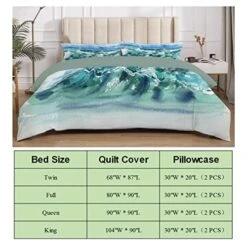 Yakujo Ocean Wave Duvet Cover Queen Size With Zipper Closure Lightweight All Season Bedding Covers (No Comforter) 78"X59" 18 Yakujo Ocean Wave Duvet Cover Queen Size With Zipper Closure Lightweight All Season Bedding Covers (No Comforter) 78"X59" -Amazon Shop 51vkwnDBxFL