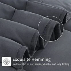 Oversized King Comforter 136 X 120, Alaskan King Size Bed Comforter, Extra Large Down Alternative Comforter Duvet Insert For All Season With Corner Tabs