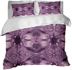 GRANKER 3 Piece Bed Set Botanical Floral Pattern For All Season, Men/Women Bedroom Hotel Dormitory Guest Room53x79in(135cmX200cm) -Amazon Shop 51w4zdJHmPL. AC