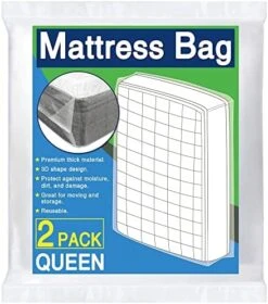 2 Pack Twin Mattress Bag For Moving And Storage, 5 Mil Thick Plastic And Reusable Mattress Storage Bags Twin/Twin Extra Long Size For Mattress Up To 14 Inches -Amazon Shop 51wG7qGDyYL. AC