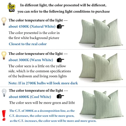 Cocoploceus 26x26 Pillow Covers Boho Euro Shams Set Of 2 Decorative Throw Pillow Covers Cotton Large Square Pillowcase For Couch Bed, Sage Green 2 Cocoploceus 26x26 Pillow Covers Boho Euro Shams Set Of 2 Decorative Throw Pillow Covers Cotton Large Square Pillowcase For Couch Bed, Sage Green - Image 2