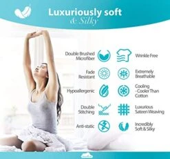 Queen Size Sheets - 4 PCS Set - Up To 21 Inches - 2500 Supreme Collection - Superior Softness - Hotel Luxury Queen Sheets & Pillowcases Set - Wrinkle And Fade Resistant (Queen, Gray) -Amazon Shop 51x7QP1p16L