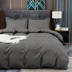 Duvet Covers King Size - Ultra Soft And Breathable Bedding King Comforter Sets Washed Microfiber 3 Pieces With Zipper Closure Duvet Cover And 2 Pillow Shams (White) -Amazon Shop 51xGTMlkcL. AC