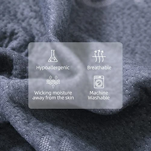 LOFE King Adjustable Memory Foam Pillow - 4 Heights From 1.2 To 4.8in, Cervical Pillow For Neck Pain Relief, Neck Support Pillow For Side Sleepers, Back/Stomach Sleepers, A Bamboo Cover, CertiPUR-US 6 LOFE King Adjustable Memory Foam Pillow - 4 Heights From 1.2 To 4.8in, Cervical Pillow For Neck Pain Relief, Neck Support Pillow For Side Sleepers, Back/Stomach Sleepers, A Bamboo Cover, CertiPUR-US - Image 6