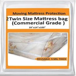 King Mattress Bag Cover For Moving Storage - Plastic Protector 5 Mil Thick Supply -Fits California King And Queen As Well -Amazon Shop 51yI0aRIVL. AC