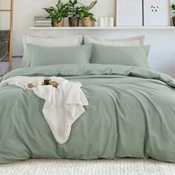 White Cotton Duvet Cover Queen Size 3-Piece Set Soft Cotton Bedding Comforter Cover Full Size With 2 Pillow Shams Solid Color Button Closure & Corner Ties (White, Full/Queen) 20 White Cotton Duvet Cover Queen Size 3-Piece Set Soft Cotton Bedding Comforter Cover Full Size With 2 Pillow Shams Solid Color Button Closure & Corner Ties (White, Full/Queen) -Amazon Shop 51yyhrrK83L. AC