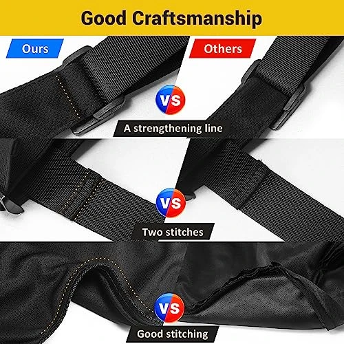 Anzhixiu Car Neck Pillow For Driving- Memory Foam Car Pillow For Driving Seat For Cervical Support And Neck Pain Relief - T-Shaped Straps For Height Adjustment,Black 3 Anzhixiu Car Neck Pillow For Driving- Memory Foam Car Pillow For Driving Seat For Cervical Support And Neck Pain Relief - T-Shaped Straps For Height Adjustment,Black - Image 3