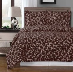 Gray And White Brooksfield 6-Piece Twin Bed-in-a-Bag 100% Cotton 300 Thread Count -Amazon Shop 61DjW7HDfdL. AC