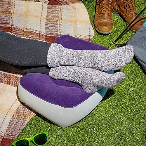 Okuna Outpost Inflatable Travel Foot Rest Pillows (2 Pack) 2 Okuna Outpost Inflatable Travel Foot Rest Pillows (2 Pack) - Image 2