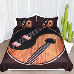 Vintage Piano Music Duvet Cover Piano Notes Bedding Sets 3 Piece Bedspread For Music Lovers (Black And White, Full Size, 1 Duvet Cover + 2 Pillowcases) -Amazon Shop 61bh5n5h81L. AC 2