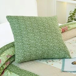 Bed Pillow Cases, Bed Decorative Pillow Covers Cotton Quilted Pillow Covers (18x18 Pillow Covers)