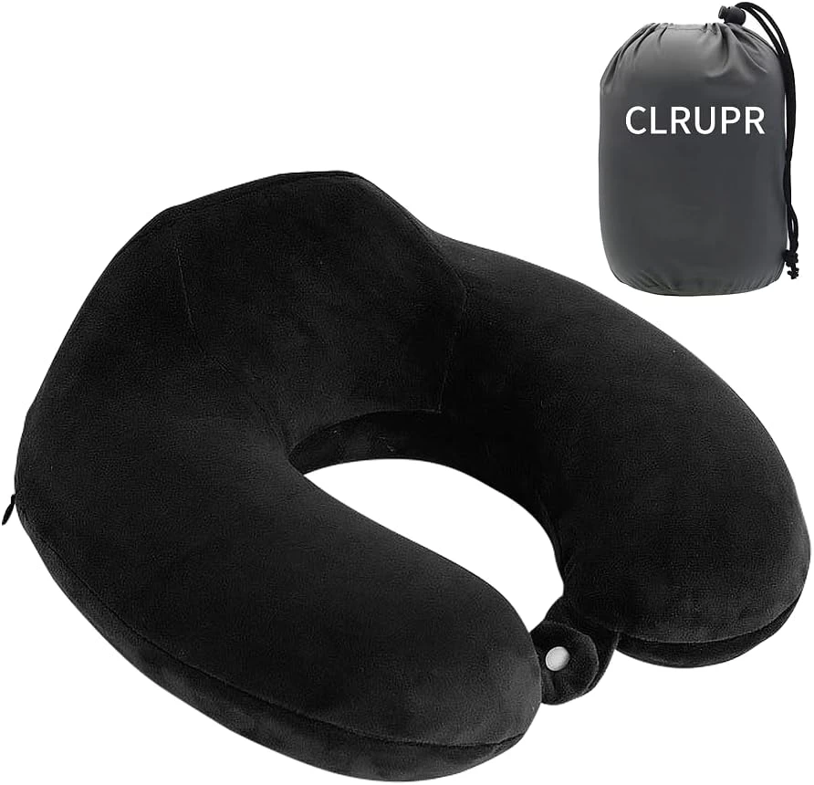 CLRUPR Travel Pillow, Best Memory Foam Neck Pillow With Storage Bag Lightweight Traveling Pillow For Airplane, Car, Train, Bus And Home Use (Gray) 4 CLRUPR Travel Pillow, Best Memory Foam Neck Pillow With Storage Bag Lightweight Traveling Pillow For Airplane, Car, Train, Bus And Home Use (Gray) - Image 4