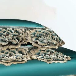 LEIGE Silk Cotton Lace Four-Piece Home Bedding Set (Color : D, Size : 200 * 230cm) -Amazon Shop 71tWox8rcbL